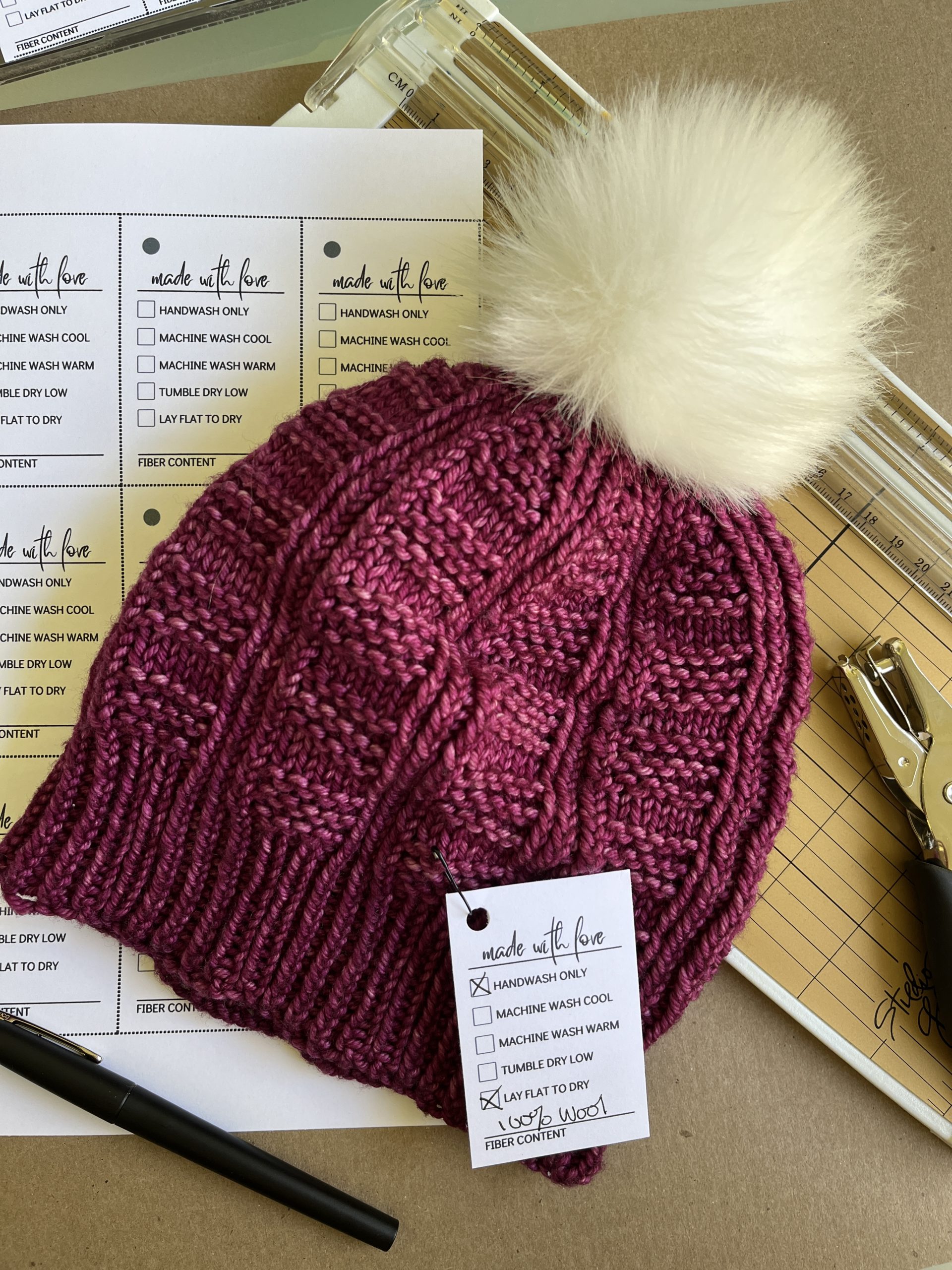 Simple Printable Knitting or Crochet Gift Tags - Image 3