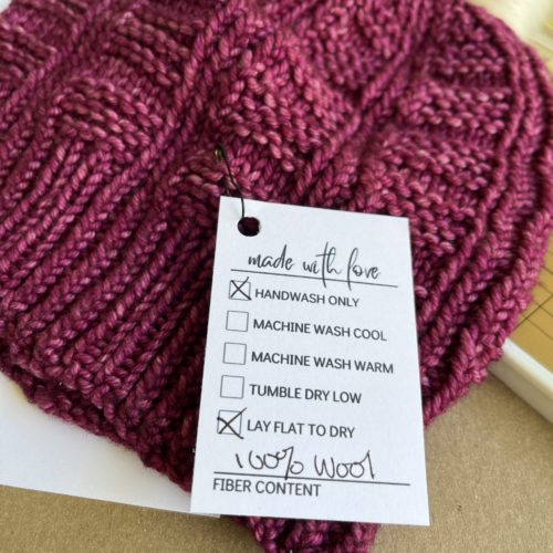 Simple Printable Knitting or Crochet Gift Tags