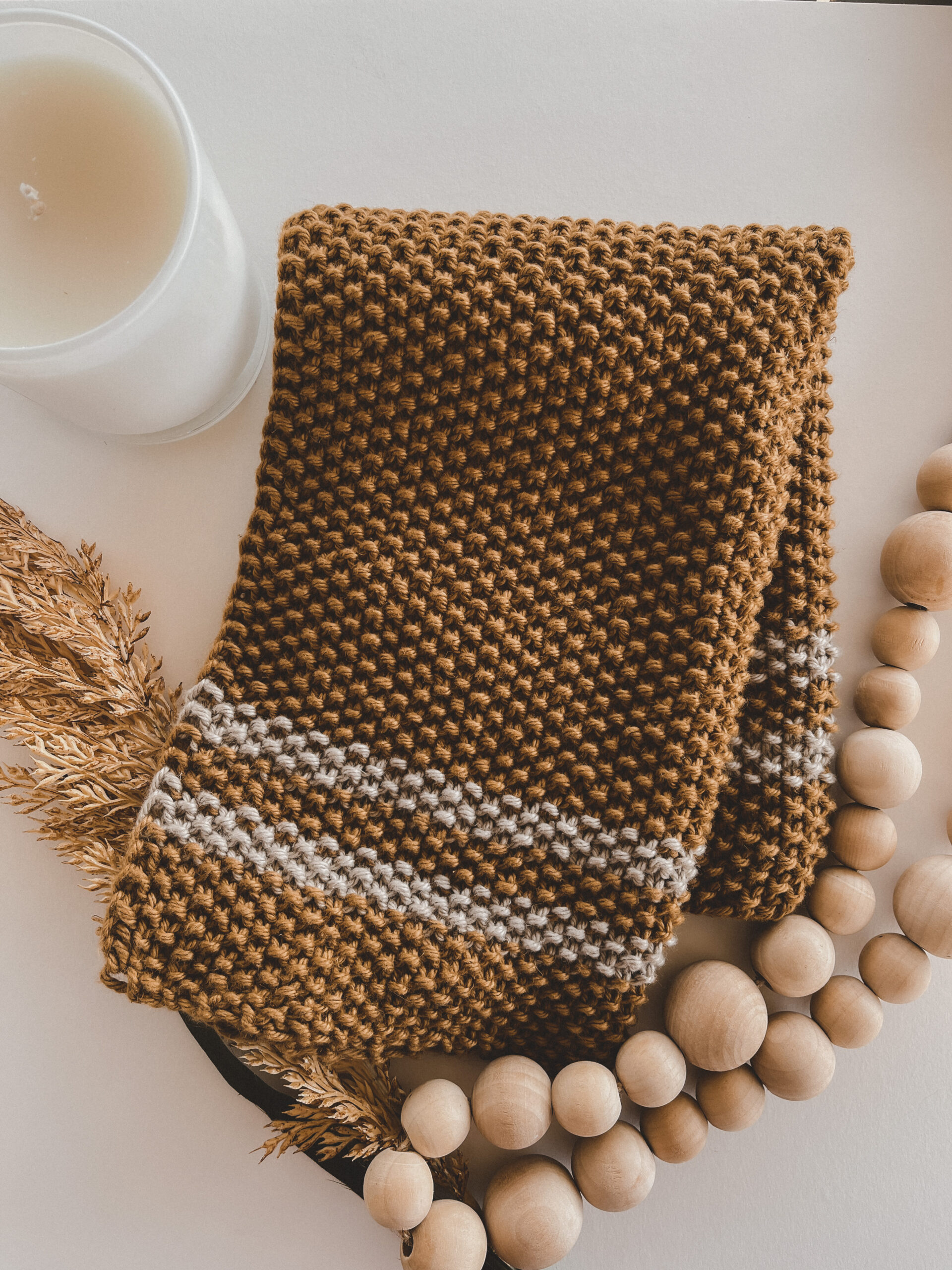 Cider Tea Towel - Knitting Pattern