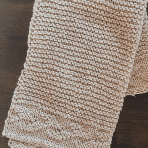 Wheat Tea Towel - Knitting Pattern